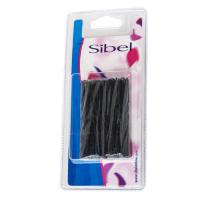 Шпильки для волос 65 мм. черные волнистые
