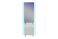 Парикмахерское зеркало "Люксор Престиж" с подсветкой